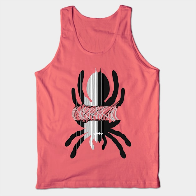 Tarantula Silhouette V96 (Vertical) Tank Top by IgorAndMore